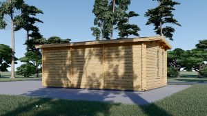 Drevený záhradný domček DEVON 6m x 4m 24 m² (44 mm)